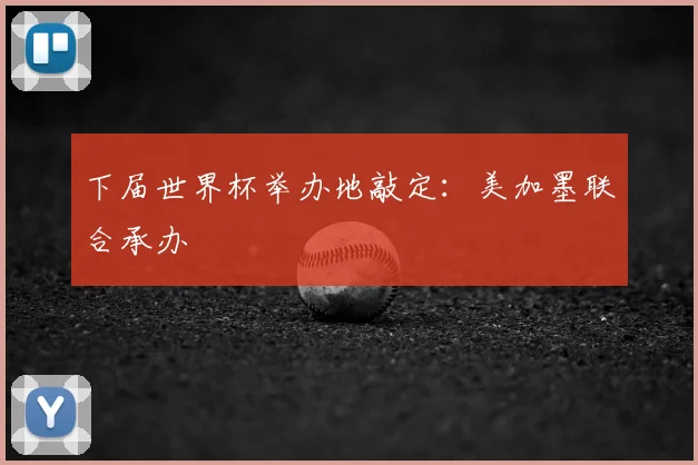 下届世界杯举办地敲定：美加墨联合承办
