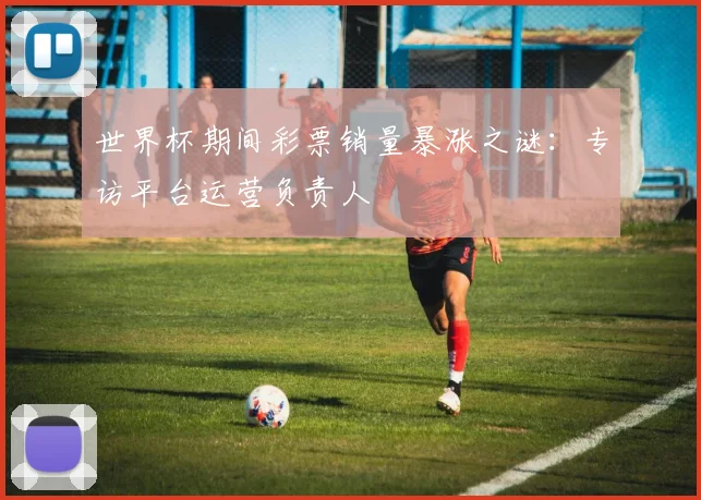 世界杯期间彩票销量暴涨之谜:专访平台运营负责人